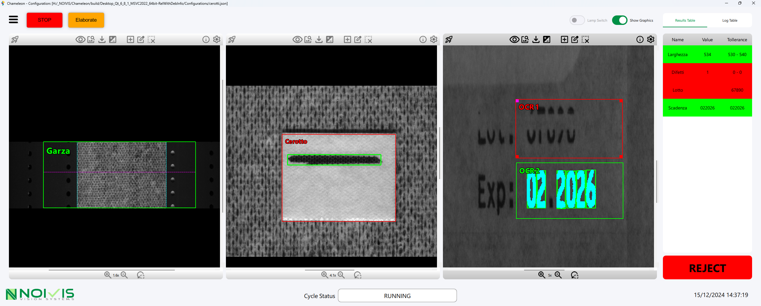 Chameleon Vision Studio: ispezione multi-vista su prodotti med-care